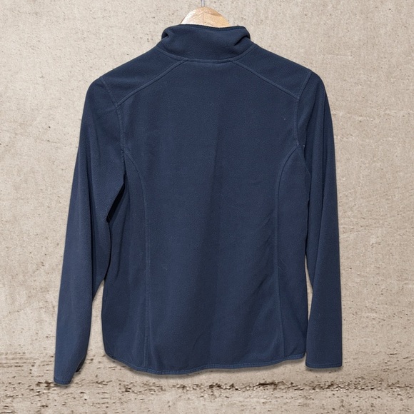 L.L. Bean Navy Blue Quarter-Zip Pullover - Picture 2 of 3